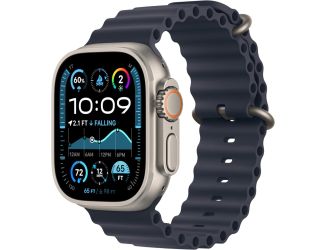 Apple Watch Ultra 2 GPS + Cellular 49mm Natural Titanium Case with Navy Ocean Band