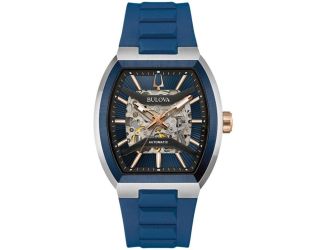Men's Maquina HNBR Strap watch, Blue dial