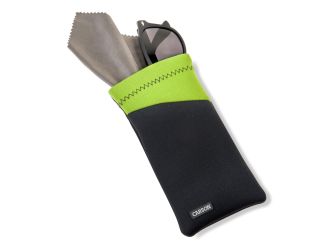 Travel Eyeglass Case - Gray/Green
