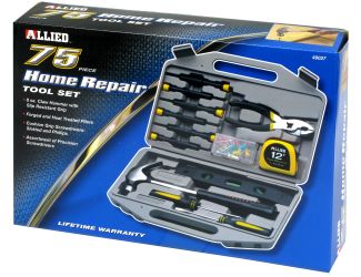 75-Piece Home Repair Tool Set with Case