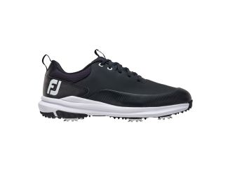 FootJoy Tour Rival Men's Spiked Golf Shoes - Black/Black/White/9.5 Medium