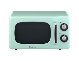 0.7-Cu. Ft. 700W Retro Countertop Microwave Oven in Mint Green