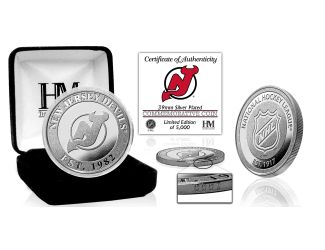 New Jersey Devils Silver Mint Coin