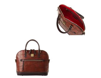 Denison Domed Zip Satchel