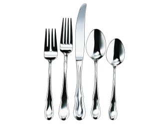 Ginkgo Celine Platinum 20 pc Flatware Set