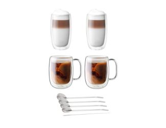 Sorrento 9pc Double Wall Coffee & Beverage Set