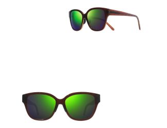 Perry Modified Cat-Eye Sunglasses with Statement Temples