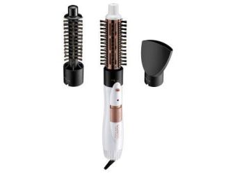 Dbl Ceramic Ionic Hot Air Brush w/Attachments