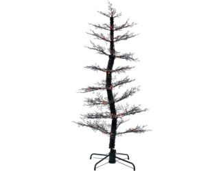 5-ft. Dancing Halloween Tree with Orange LED Lights and Sound