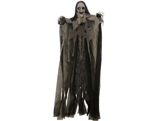 Life-Size Witch Prop with Lights and Sound, Indoor/Covered Outdoor Halloween Decoration