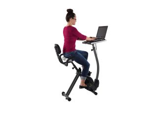 2-in-1 Wirk Ride Exercise Bike Workstation & Standing Desk