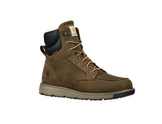 Mens Millbrook 6" Waterproof Nano Toe Wedge Work Boot-Mossy Brown-9.5