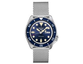 Mens Seiko 5 Sports SS Blue Dial