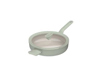 Leo Balance NS Ceramic 3Qt Covered Saut Pan, 10.5" Recycled Aluminum, Sage