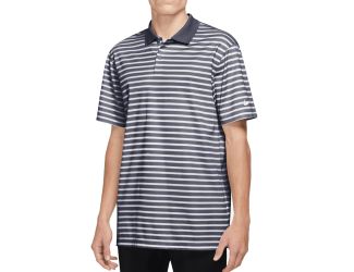 Nike Dri-Fit Victory Stripe OLC Men's Golf Polo - Obsidian/White/2XL