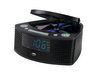 Stereo CD Player with AM/FM Digital Dual Alarm Clock