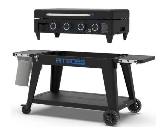 PIT BOSS ULTIMATE LIFT-OFF 4-BURNER GAS GRIDDLE (PB4BGD2)