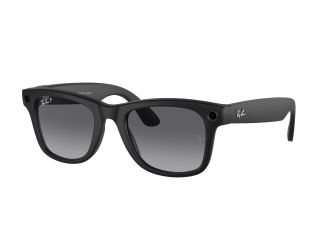  Ray-Ban Meta Polarized Wayfarer Smart Glasses-Black