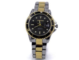 Men's Two-Tone Date Quartz Watch