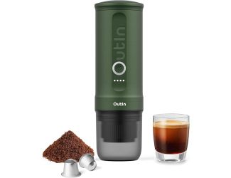 Outin Nano Portable Electric Espresso Machine-Forest Green