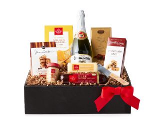 Sparkling Cider & Snacks Gift Box