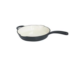Enameled 12" Round Skillet - Grey