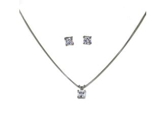 Princess Collection Necklace and Earrings Set