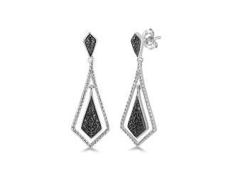 Black Diamond Earrings