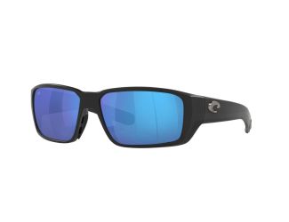 Fantail Pro - Matte Black/Blue Mirror Polarized