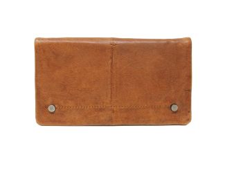 Terry Leather Wallet Cognac