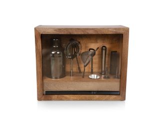 Old Fashioned Bar Set - Mango Wood