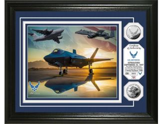 United States Air Force Silver Coin Photo Mint