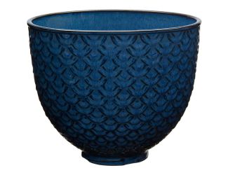 5-Qt. Ceramic Bowl for Tilt-Head Stand Mixers, Blue Mermaid Lace