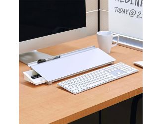 Quartet Glass Dry-Erase Desktop Computer Pad