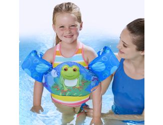 Swim School USCG Tot Swimmer with 3D Frog Graphic (30-50 lbs.)