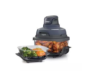 Crispi 4-in-1 Portable Glass Air Fryer Cooking System