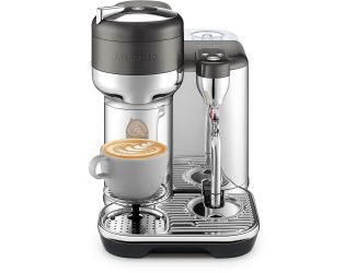 Nespresso Vertuo Creatista Coffee and Espresso Maker by Breville, Black Stainless
