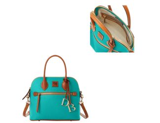 Pebble Grain Domed Satchel