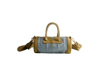 Quilted Horseshoe Mini Duffel Crossbody