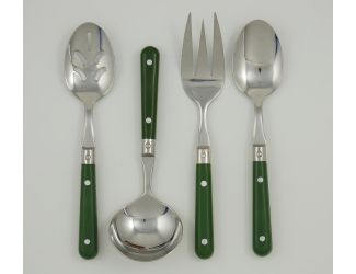 Ginkgo LePrix Moss Green 4 pc Hostess Set