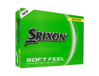 Srixon Soft Feel 14 Tour Yellow Golf Balls - 1 Dozen