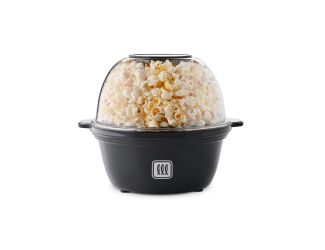 Stir Popcorn Maker Black