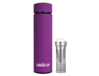 London Sip - 16oz Tea Infuser Bottle, Purple