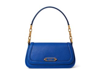 Gramercy Small Flap Shoulder Bag -  Blueberry