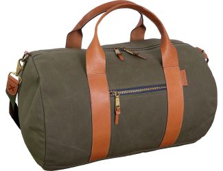 The Voyager Waxed Canvas Duffel Size 21"