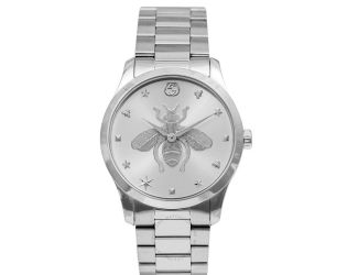 G-Timeless Iconic Unisex Watch with Bee Motif