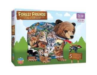 Shaped Forest Friends Kids Puzzle