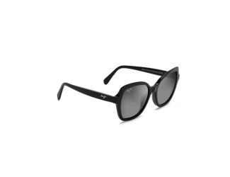 Mamane Polarized Sunglasses Black Gloss Frame Neutral Gray Lens