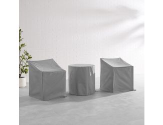 3Pc Outdoor Bistro Furniture Cover Set