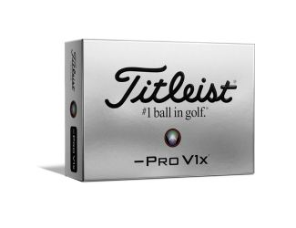 Titleist ProV1x Left Dash White Golf Balls - 1 Dozen